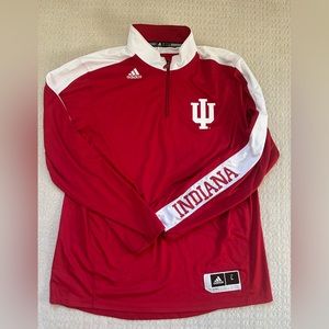 Men’s Indiana Adidas 1/4 zip.